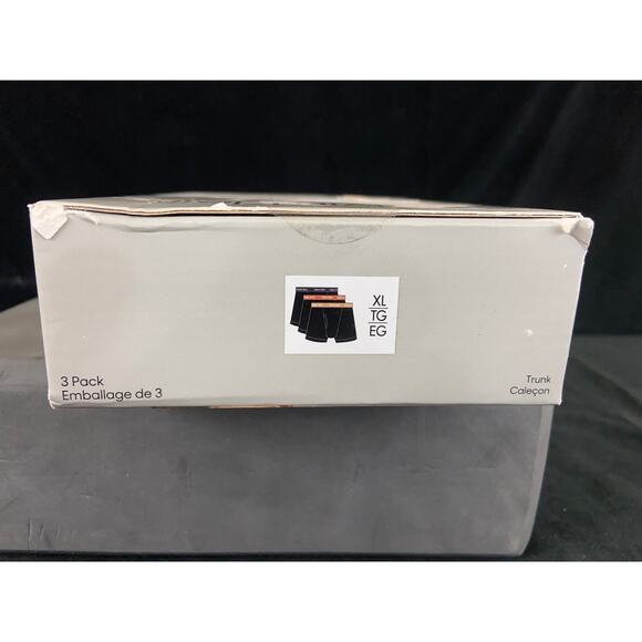 Men's Set of 3 cotton stretch fit trunks underwear briefs Calvin Klein XL New - Picture 4 of 6